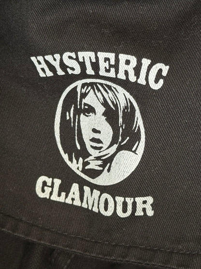 Hysteric Glamour Distressed Patch Studded Black Denim Jeans