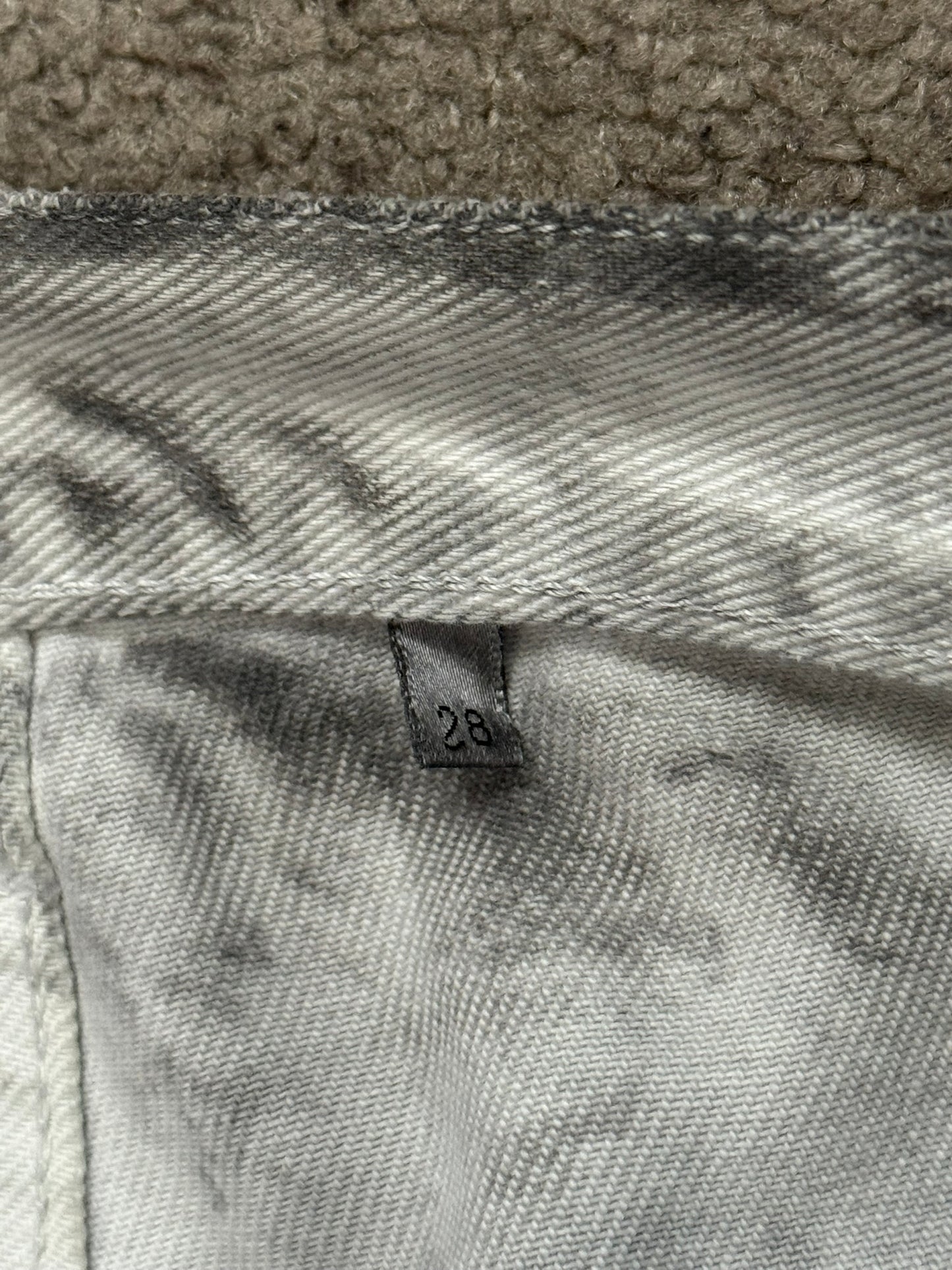 SS06 Dior Homme by Hedi Slimane "Dirty Snow" Denim Jeans