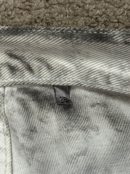 SS06 Dior Homme by Hedi Slimane "Dirty Snow" Denim Jeans