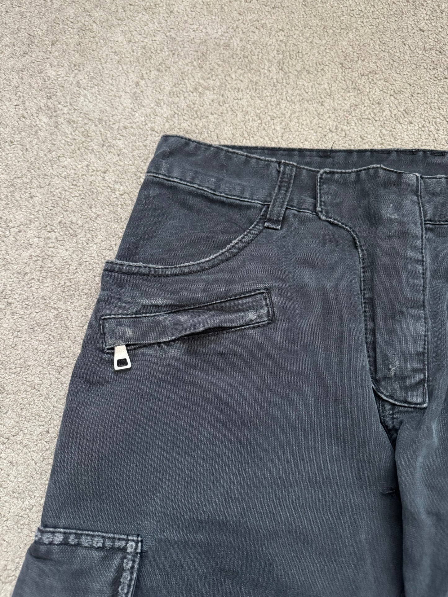 SS11 Balmain by Christophe Decarnin Eagle Coin Biker Cargo Pants