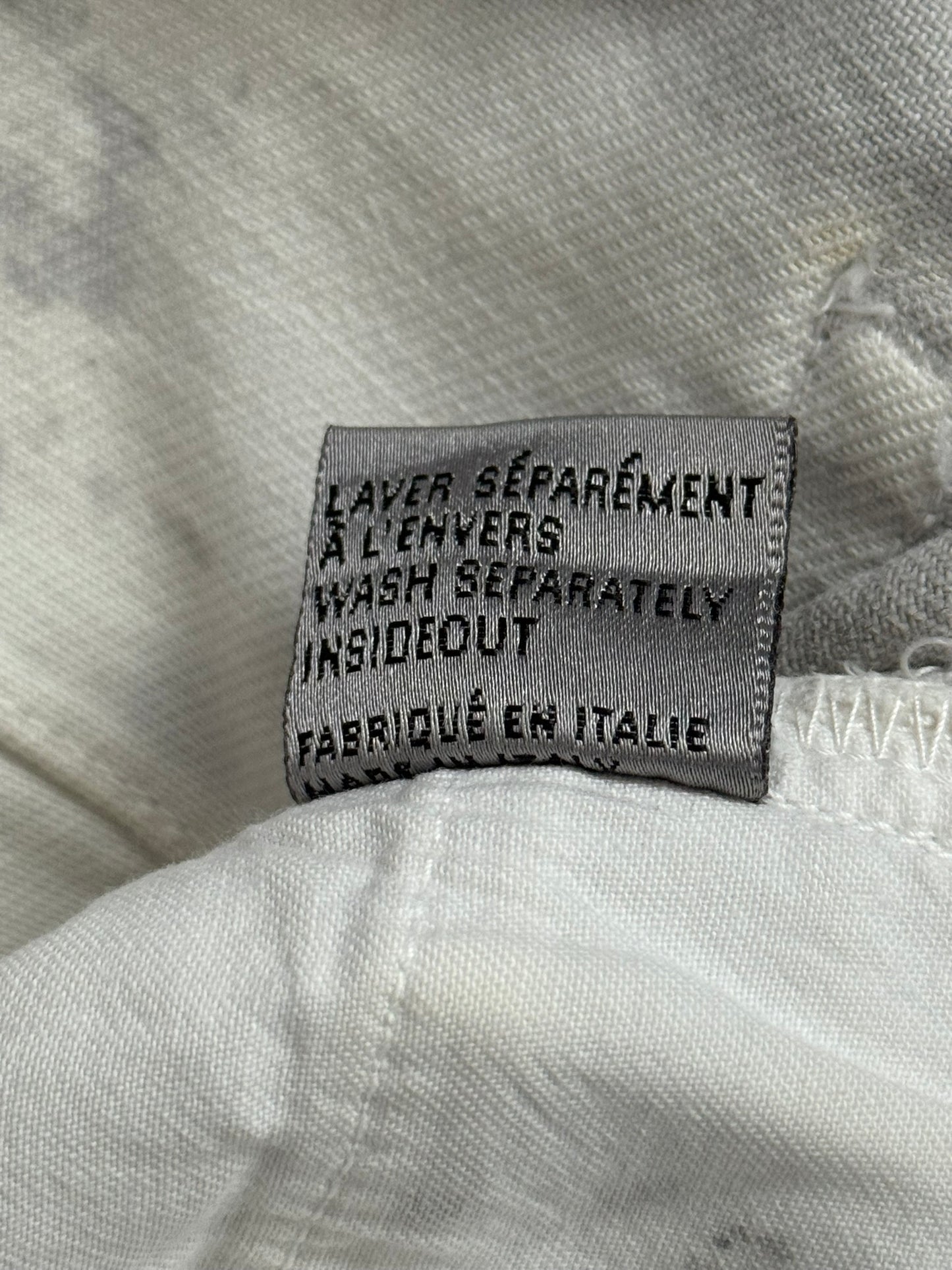 SS06 Dior Homme by Hedi Slimane "Dirty Snow" Denim Jeans