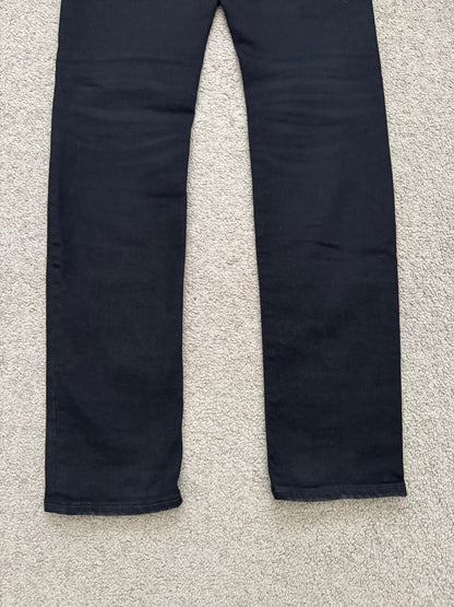 Hysteric Glamour Distressed Patch Studded Black Denim Jeans