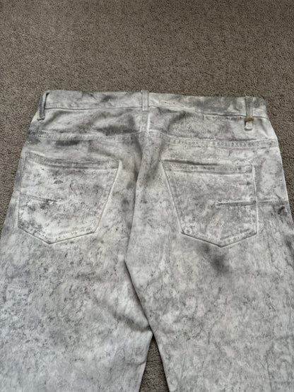 SS06 Dior Homme by Hedi Slimane "Dirty Snow" Denim Jeans