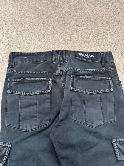 SS11 Balmain by Christophe Decarnin Eagle Coin Biker Cargo Pants