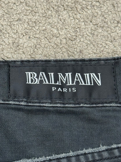 SS11 Balmain by Christophe Decarnin Eagle Coin Biker Cargo Pants