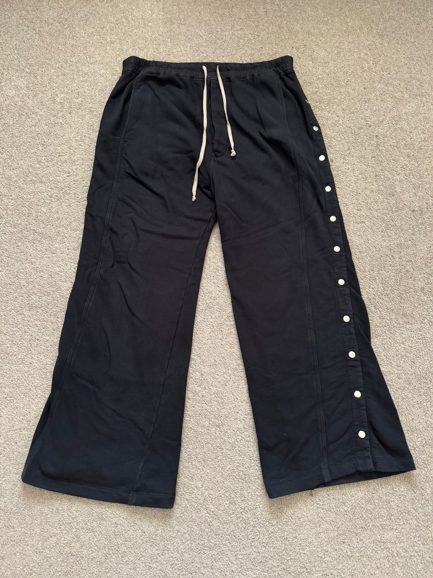 FW19 Rick Owens DRKSHDW Black Felpa Pusher Sweatpants
