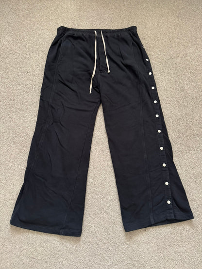 FW19 Rick Owens DRKSHDW Black Felpa Pusher Sweatpants