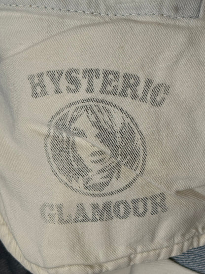 Hysteric Glamour Light Washed Distressed Studded Denim Jeans