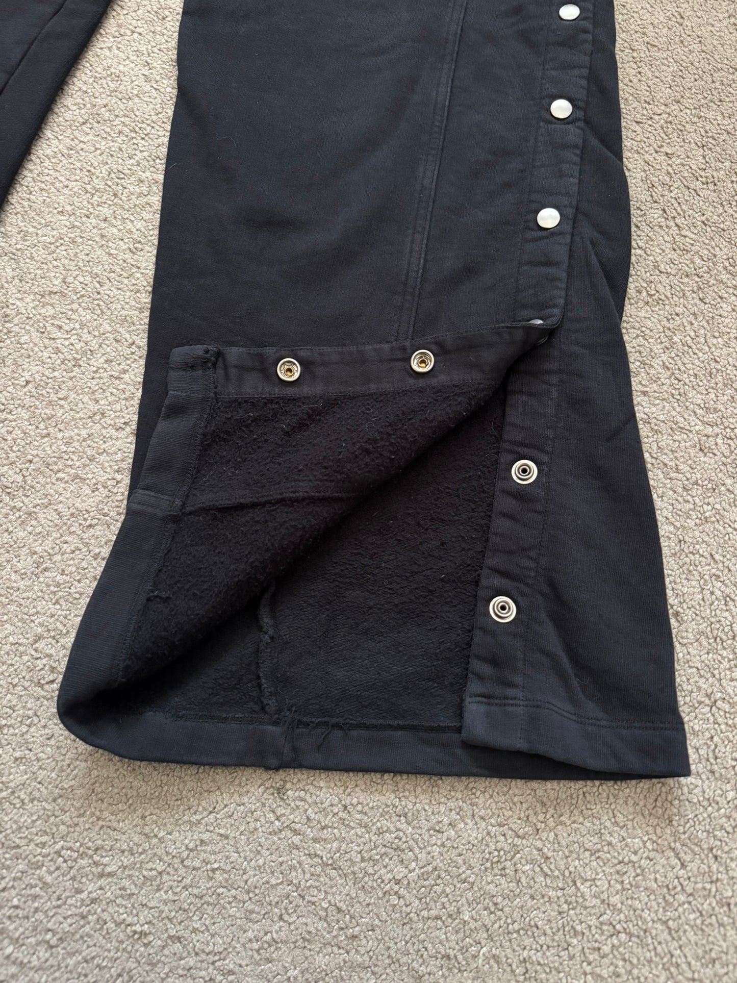 FW19 Rick Owens DRKSHDW Black Felpa Pusher Sweatpants