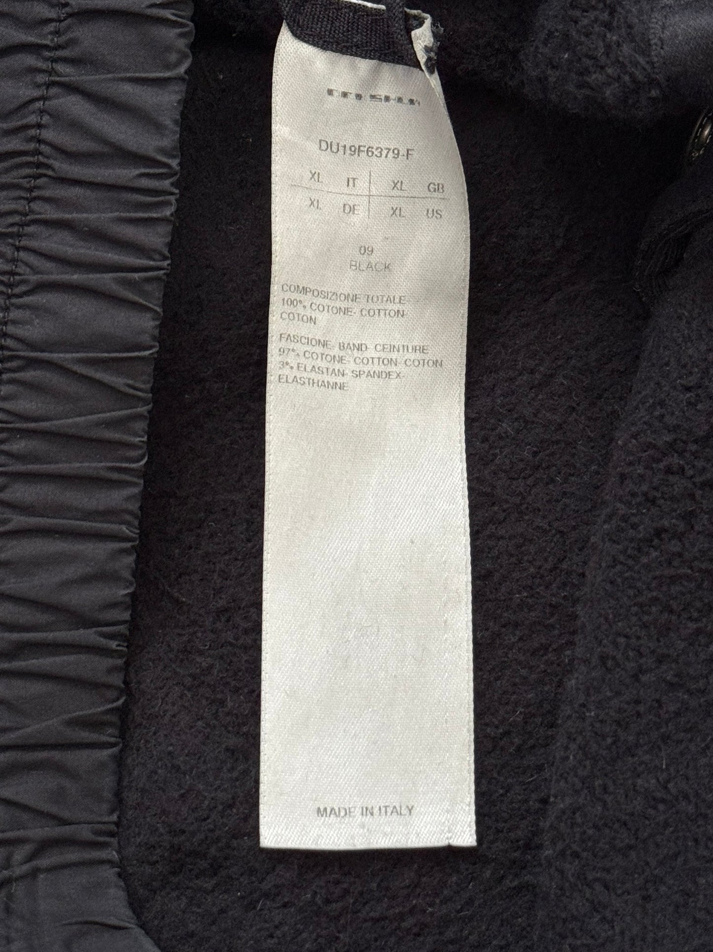 FW19 Rick Owens DRKSHDW Black Felpa Pusher Sweatpants