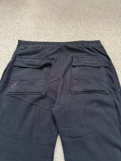 FW19 Rick Owens DRKSHDW Black Felpa Pusher Sweatpants