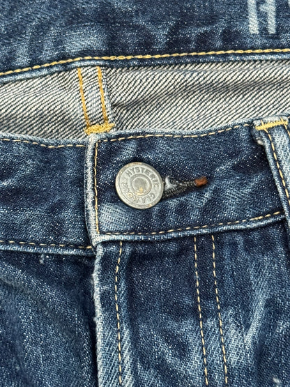 Hysteric Glamour Distressed Studded Selvedge Denim Jeans