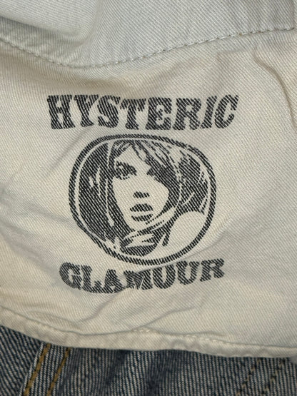 Hysteric Glamour Distressed Studded Selvedge Denim Jeans