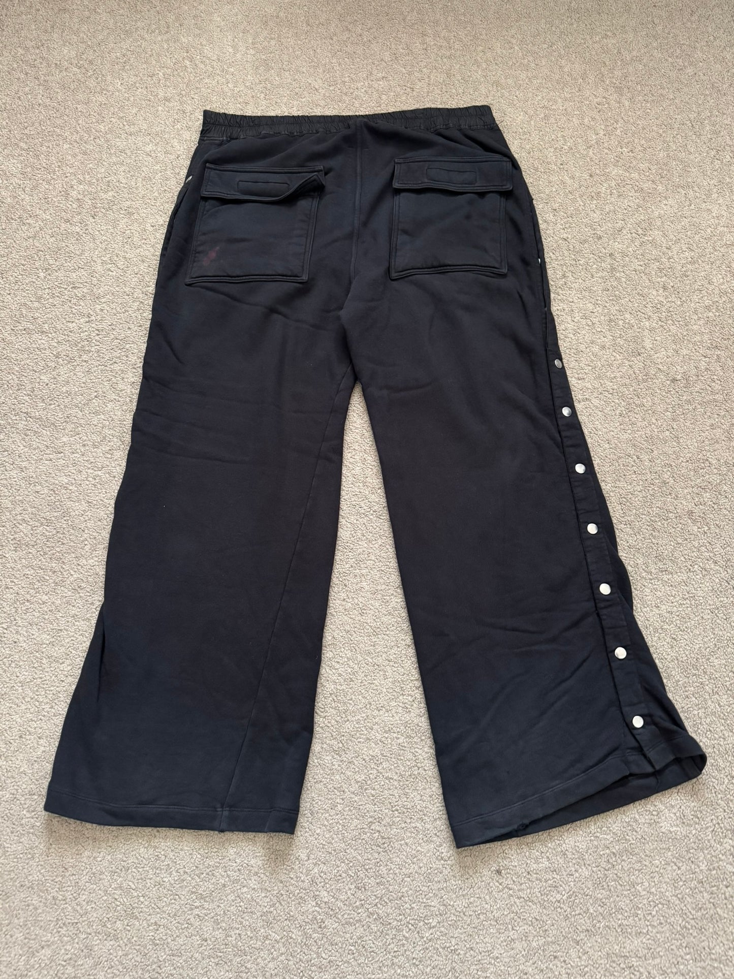 FW19 Rick Owens DRKSHDW Black Felpa Pusher Sweatpants