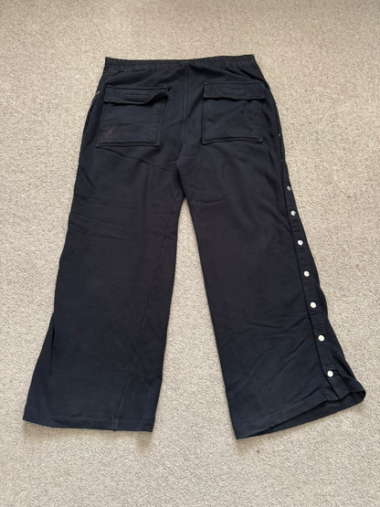 FW19 Rick Owens DRKSHDW Black Felpa Pusher Sweatpants