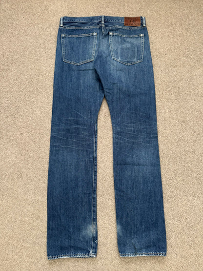 Hysteric Glamour Distressed Studded Selvedge Denim Jeans