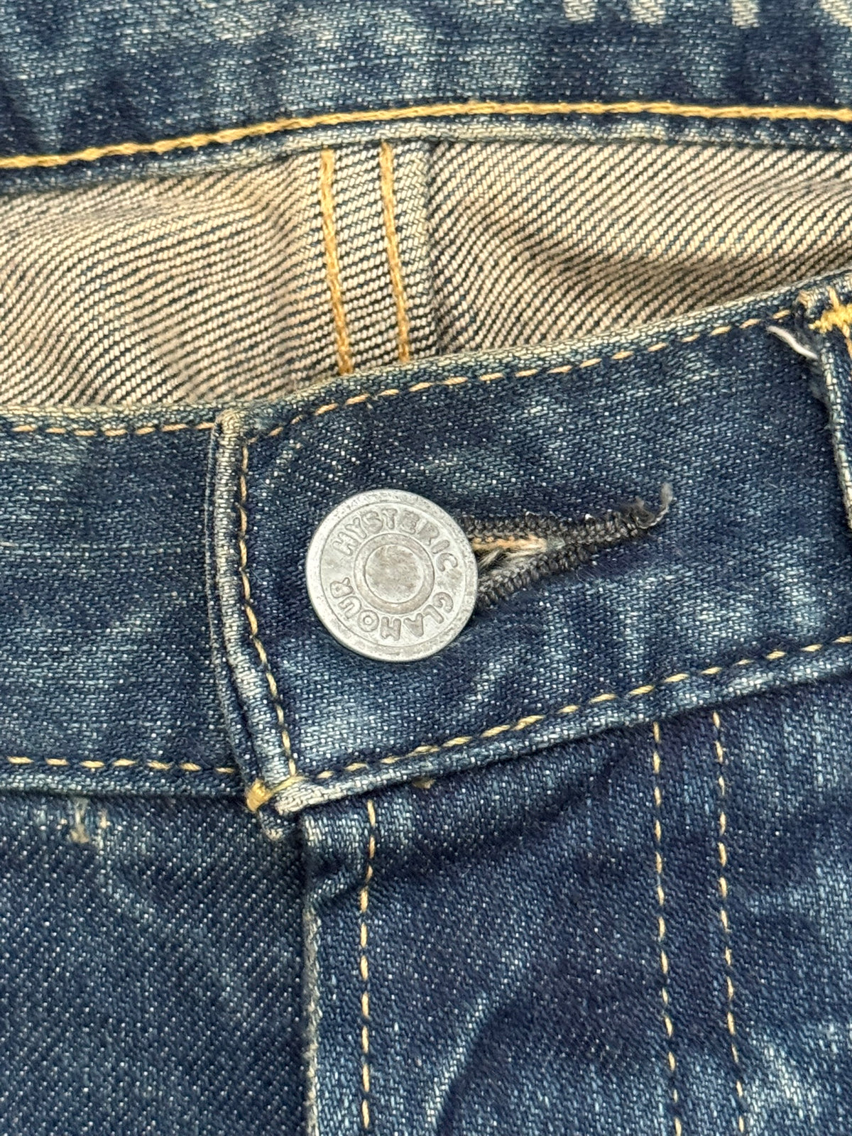 Hysteric Glamour Distressed Studded Denim Jeans