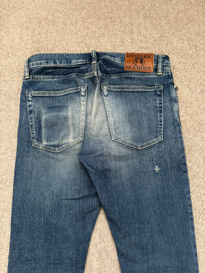 Hysteric Glamour Distressed Studded Denim Jeans