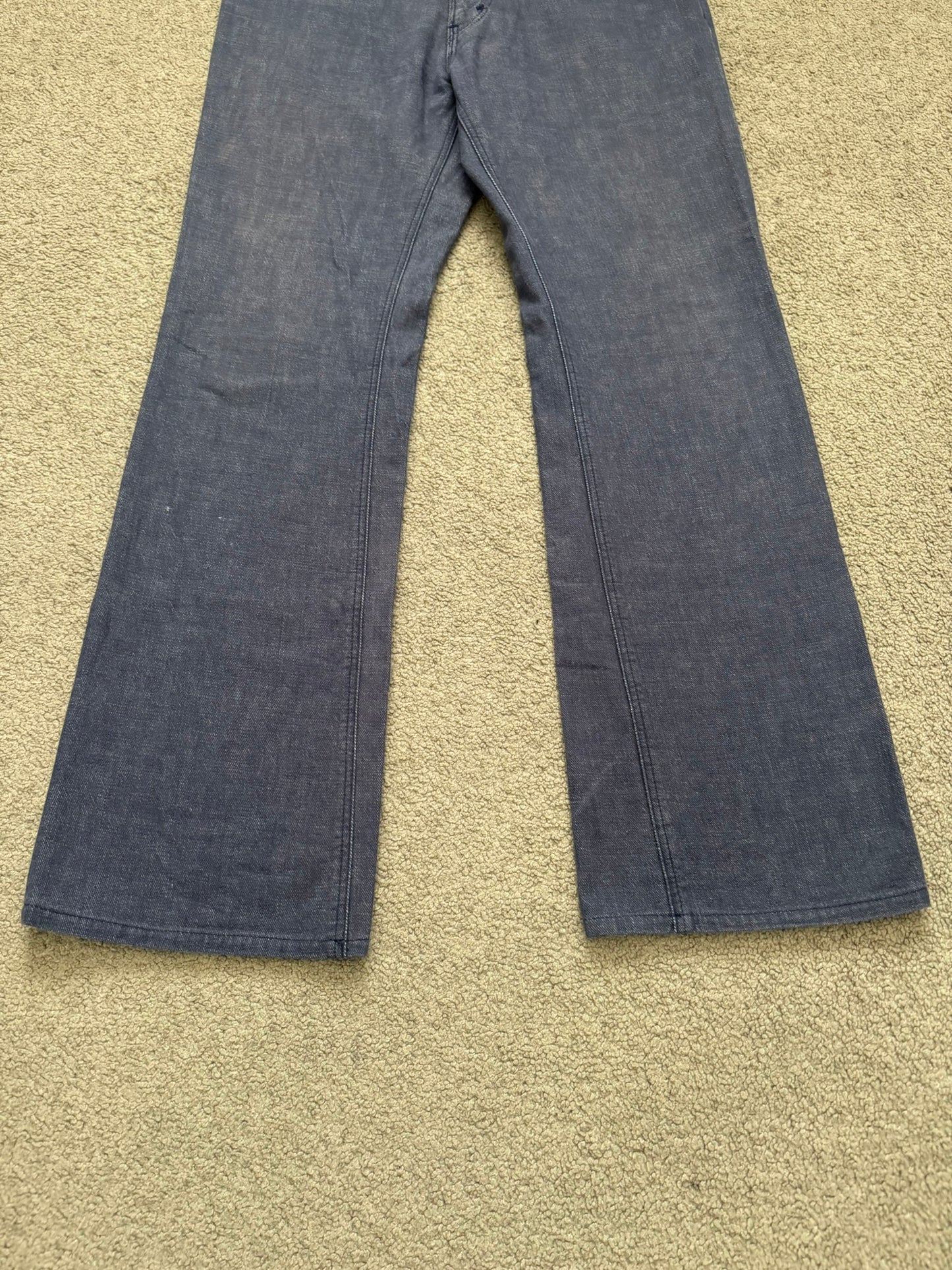 SS/AW03 Number (N)ine "Touch Me I'm Sick" Pain Flared Bootcut Denim Jeans