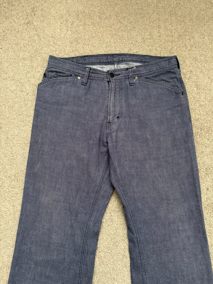 SS/AW03 Number (N)ine "Touch Me I'm Sick" Pain Flared Bootcut Denim Jeans