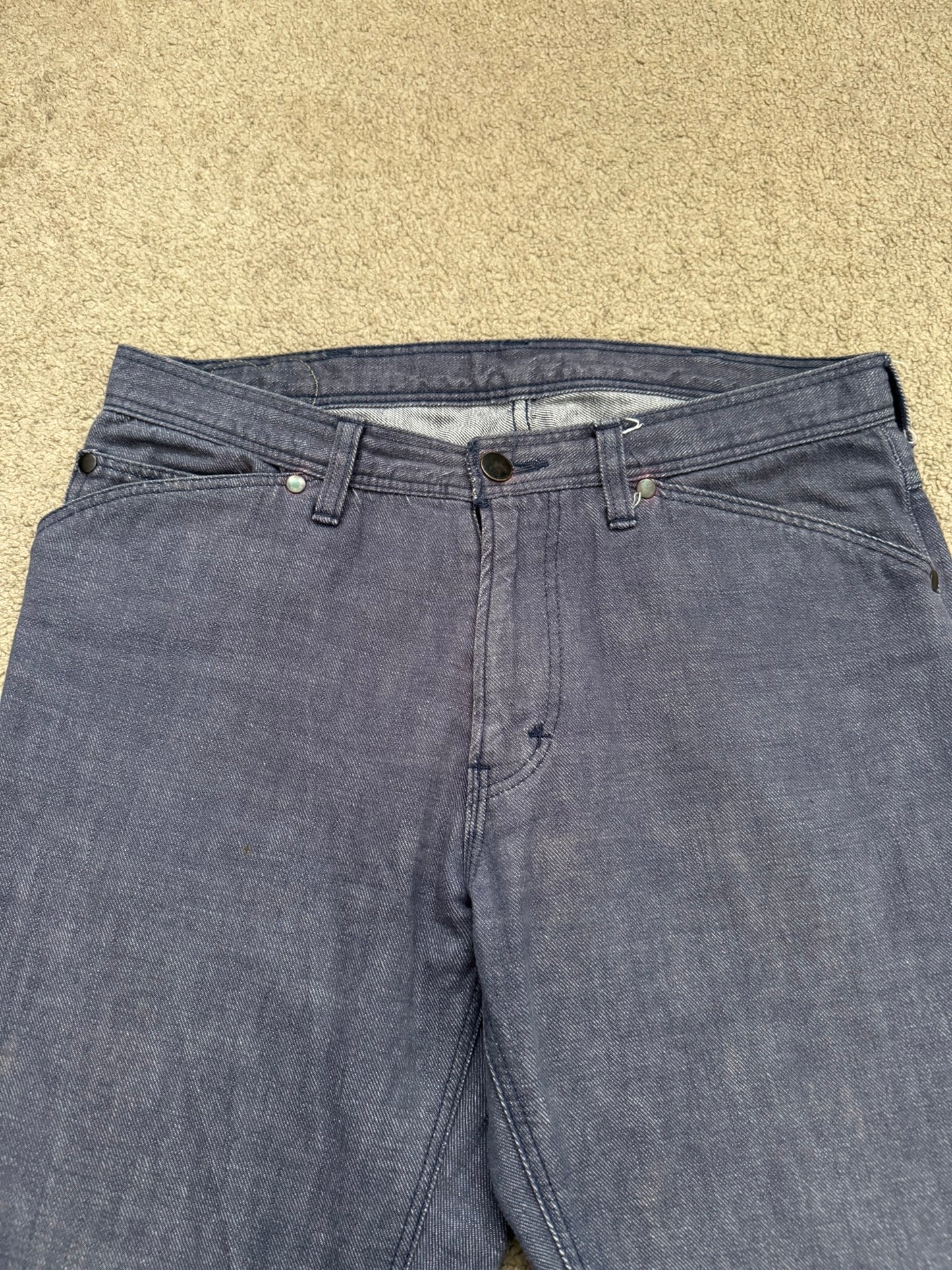 SS/AW03 Number (N)ine "Touch Me I'm Sick" Pain Flared Bootcut Denim Jeans
