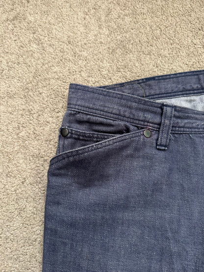 SS/AW03 Number (N)ine "Touch Me I'm Sick" Pain Flared Bootcut Denim Jeans