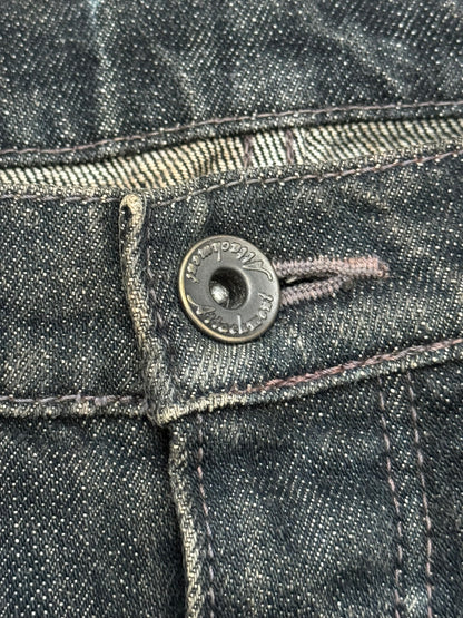 Kazuyuki Kumagai Attachment Faded Washed Bootcut Denim Jeans