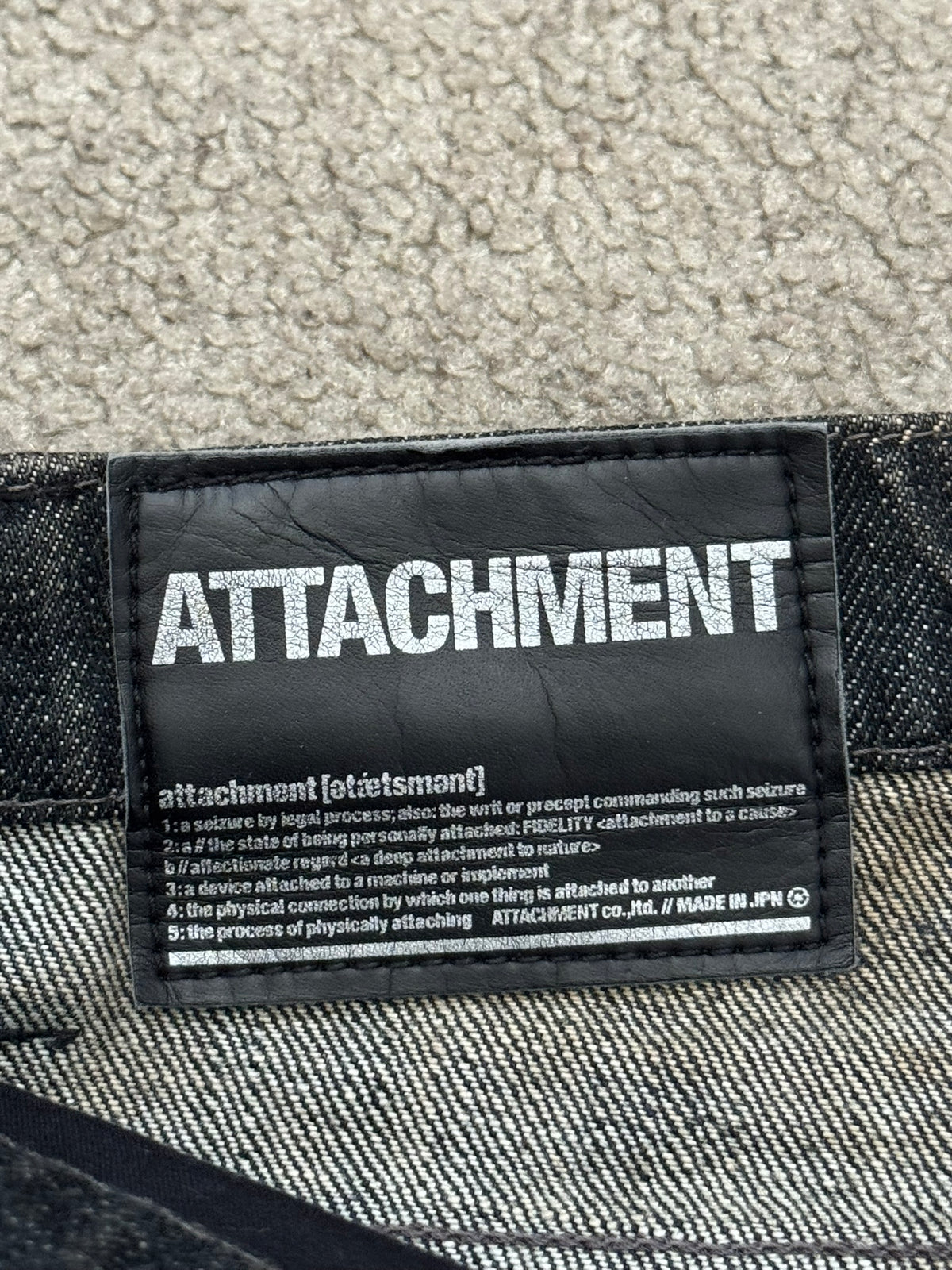 Kazuyuki Kumagai Attachment Faded Washed Bootcut Denim Jeans