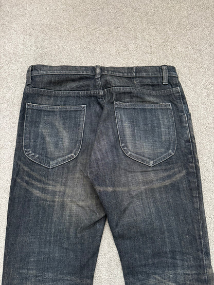 Kazuyuki Kumagai Attachment Faded Washed Bootcut Denim Jeans