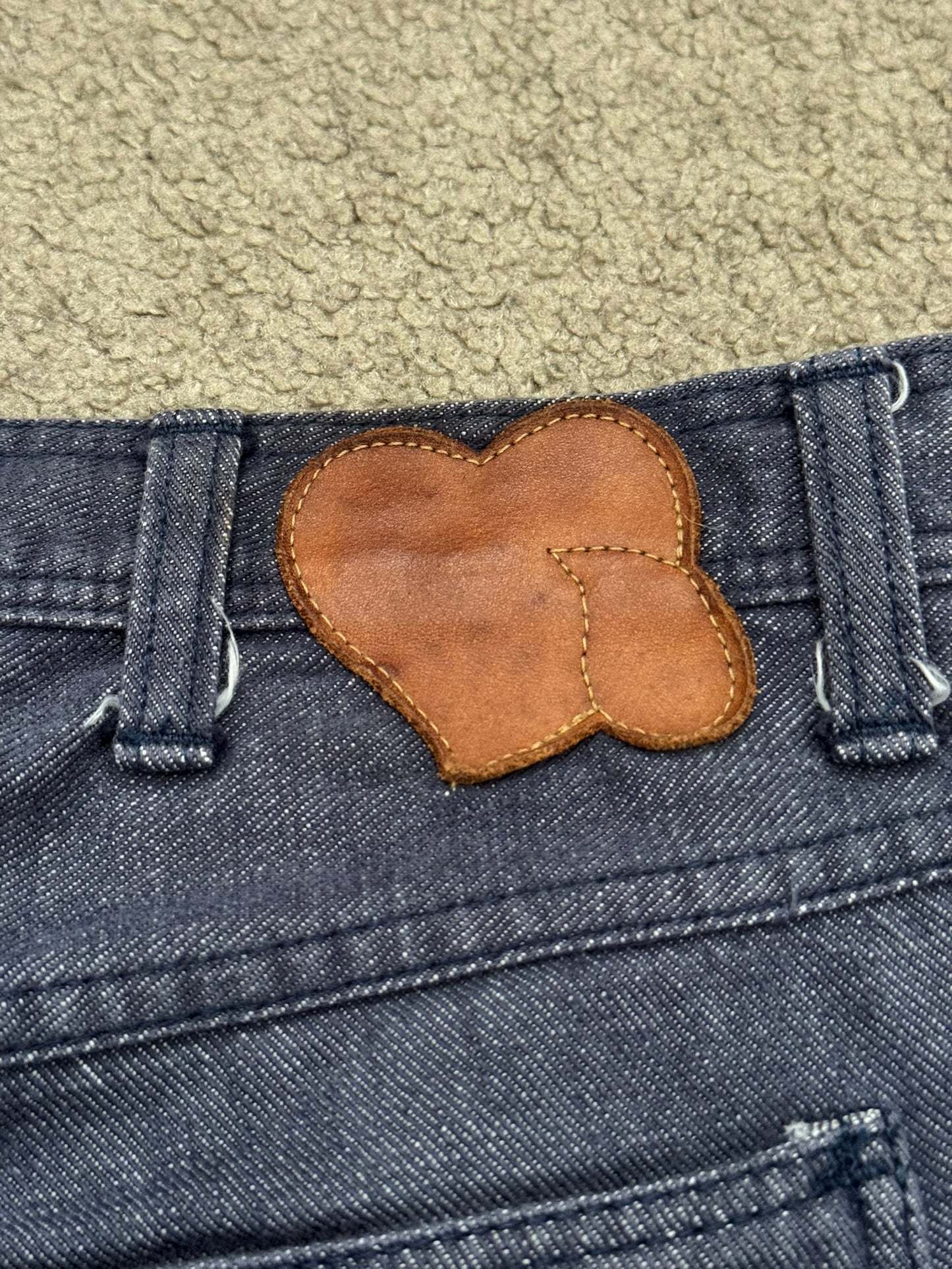 SS/AW03 Number (N)ine "Touch Me I'm Sick" Pain Flared Bootcut Denim Jeans