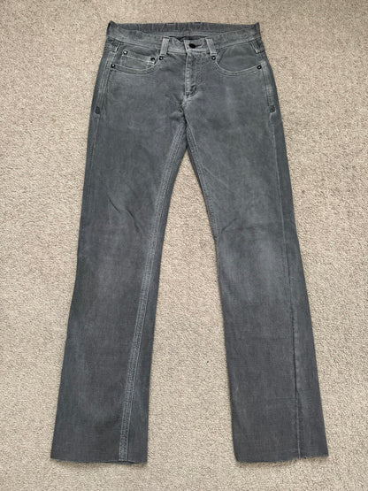 BLACKBARRETT by Neil Barret Overdye Bootcut Triple Stitch Pants
