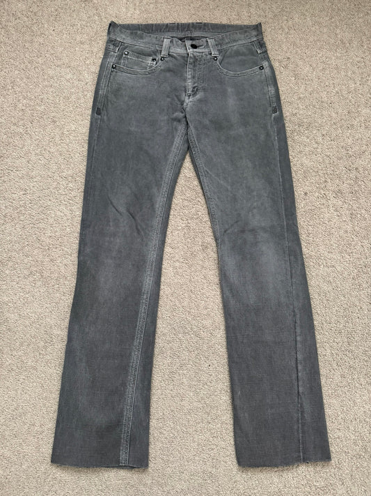 BLACKBARRETT by Neil Barret Overdye Bootcut Triple Stitch Pants