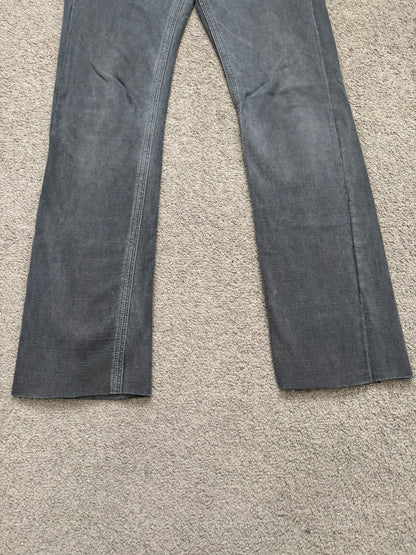BLACKBARRETT by Neil Barret Overdye Bootcut Triple Stitch Pants