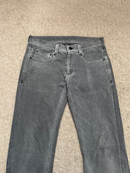 BLACKBARRETT by Neil Barret Overdye Bootcut Triple Stitch Pants