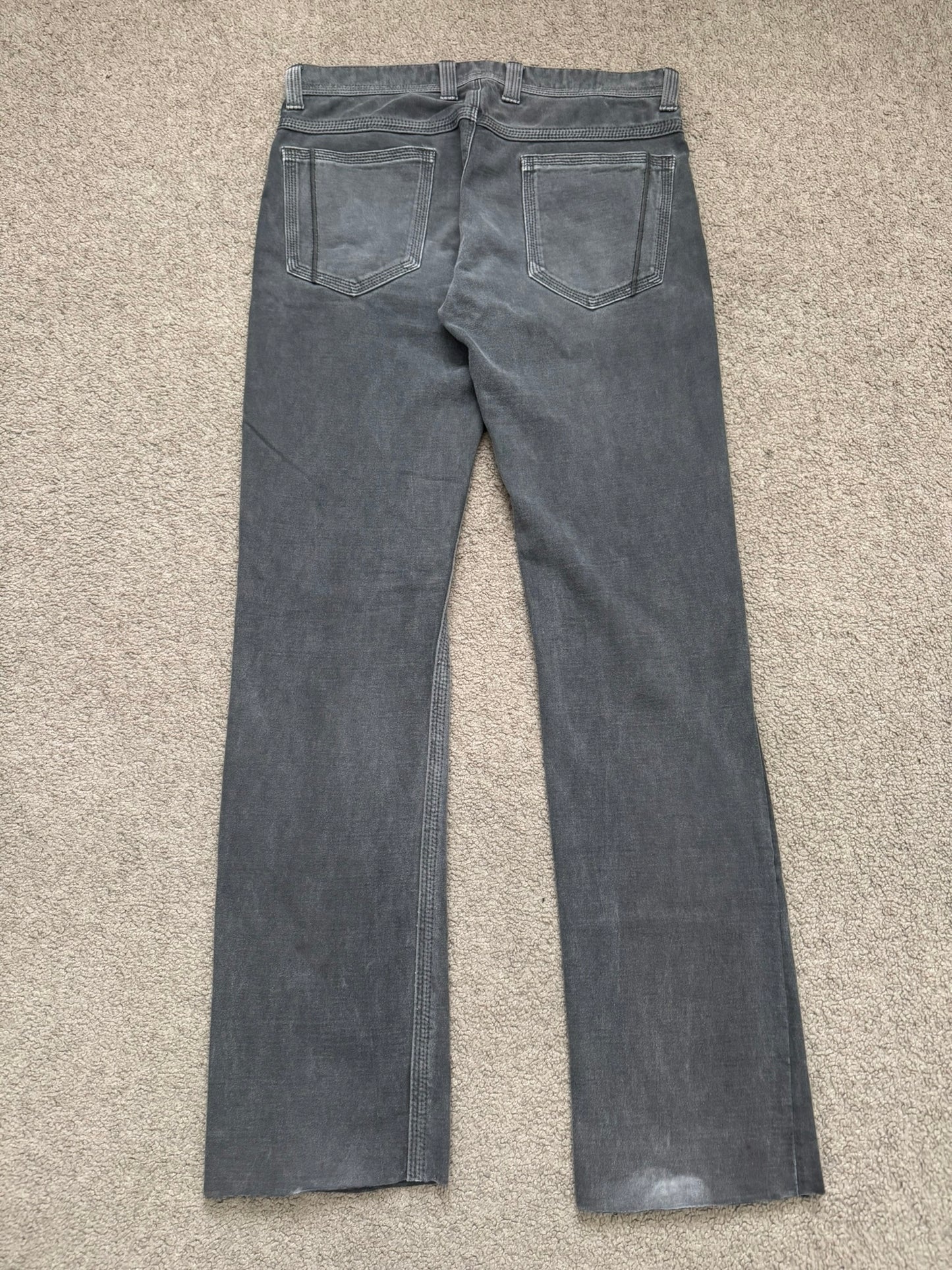 BLACKBARRETT by Neil Barret Overdye Bootcut Triple Stitch Pants