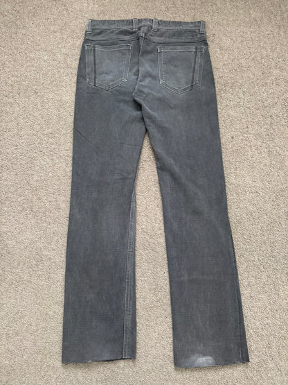 BLACKBARRETT by Neil Barret Overdye Bootcut Triple Stitch Pants