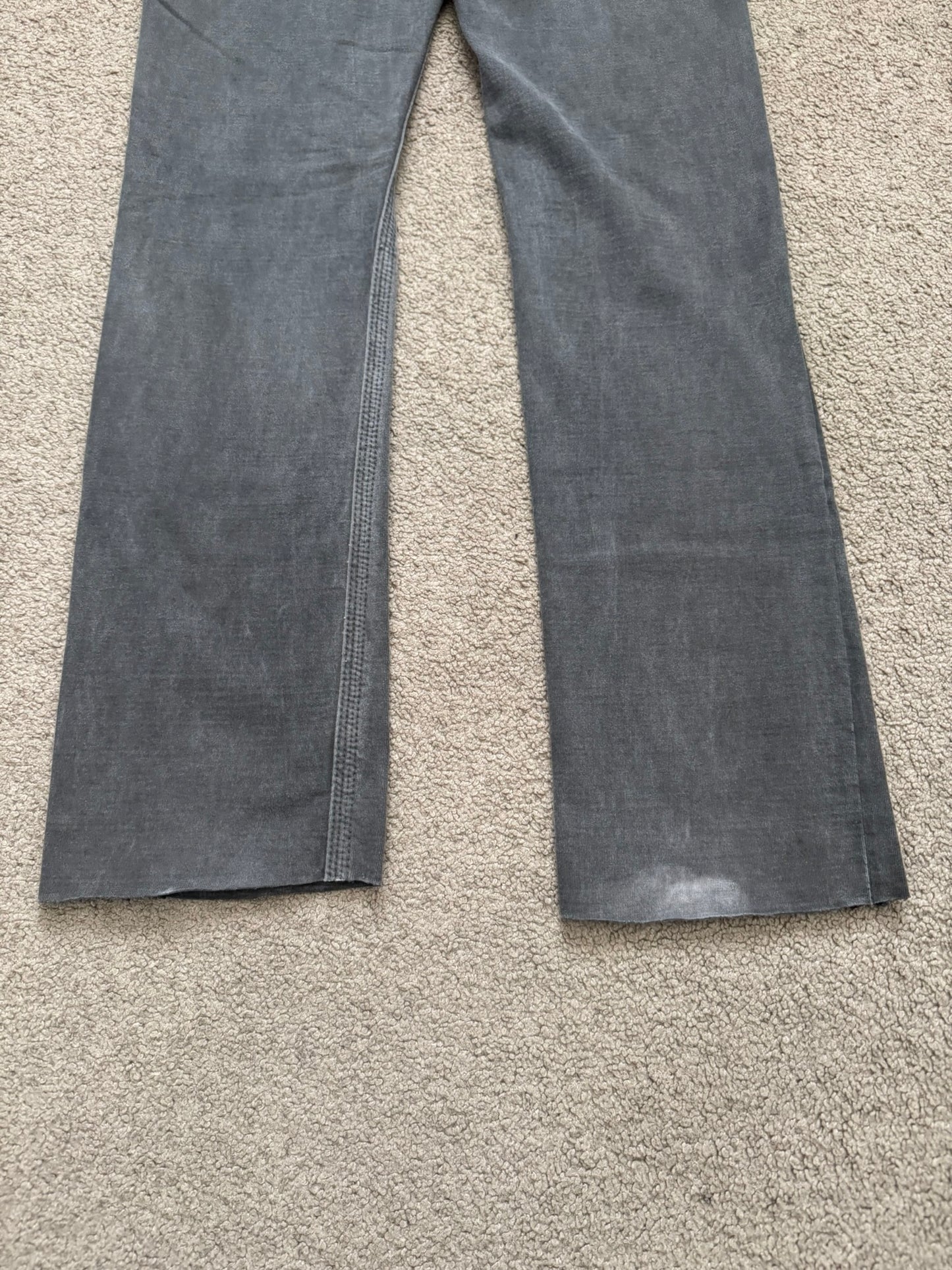 BLACKBARRETT by Neil Barret Overdye Bootcut Triple Stitch Pants