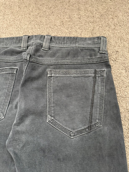 BLACKBARRETT by Neil Barret Overdye Bootcut Triple Stitch Pants