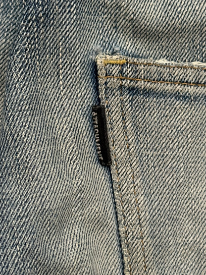 Kazuyuki Kumagai Attachment Washed Distressed Denim Jeans