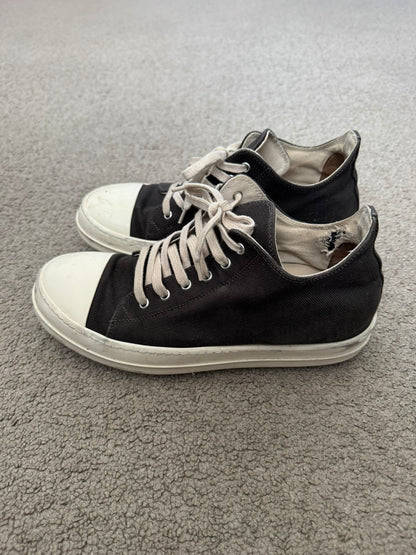SS23 Rick Owens DRKSHDW Dark Dust Low Top Ramones Sneakers