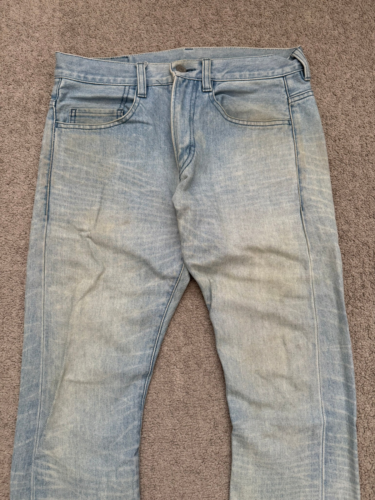 Lad Musician Light Mudwash Bootcut Flared Denim Jeans