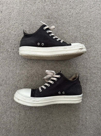 SS23 Rick Owens DRKSHDW Dark Dust Low Top Ramones Sneakers