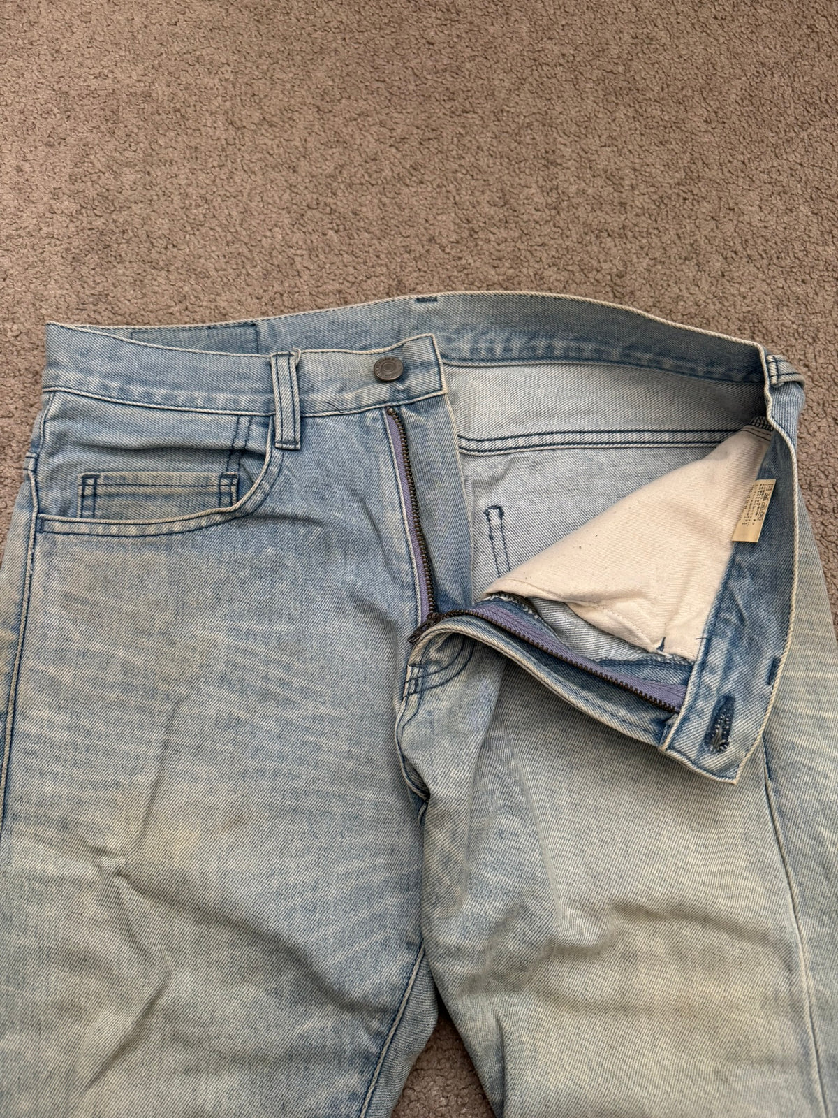 Lad Musician Light Mudwash Bootcut Flared Denim Jeans