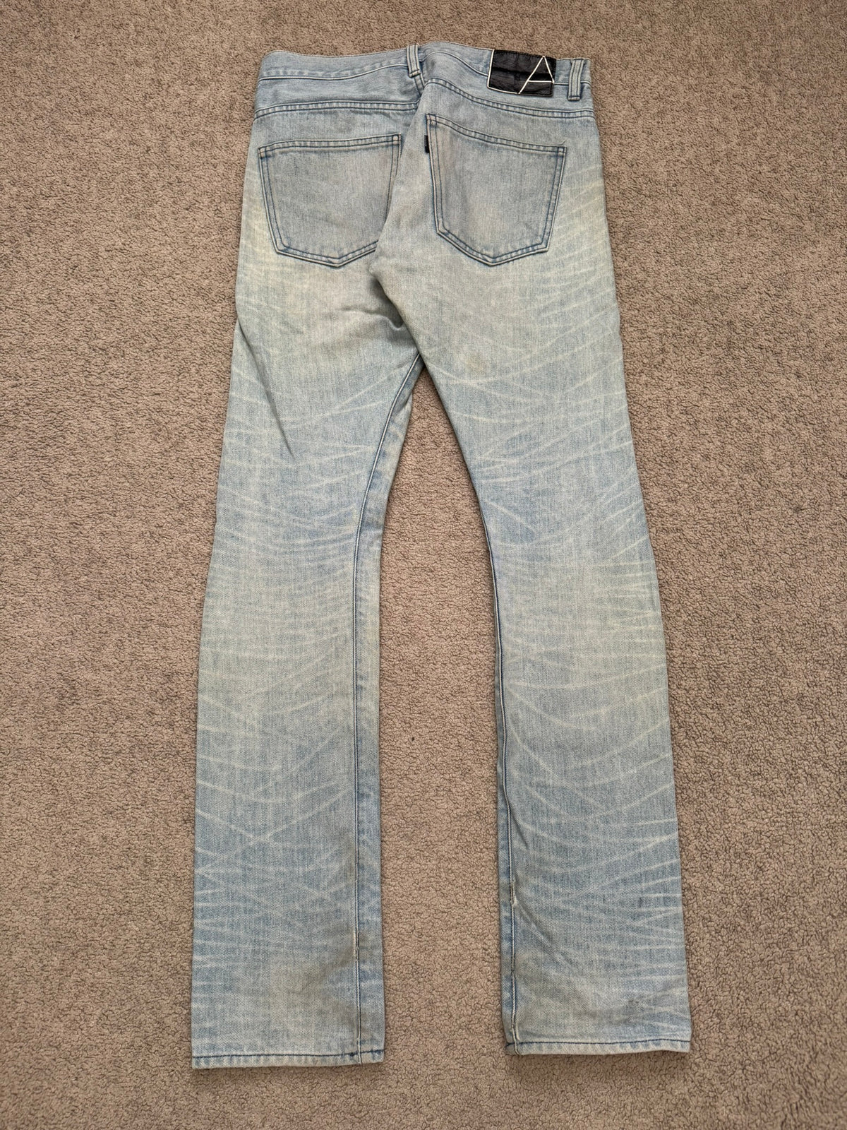 Lad Musician Light Mudwash Bootcut Flared Denim Jeans