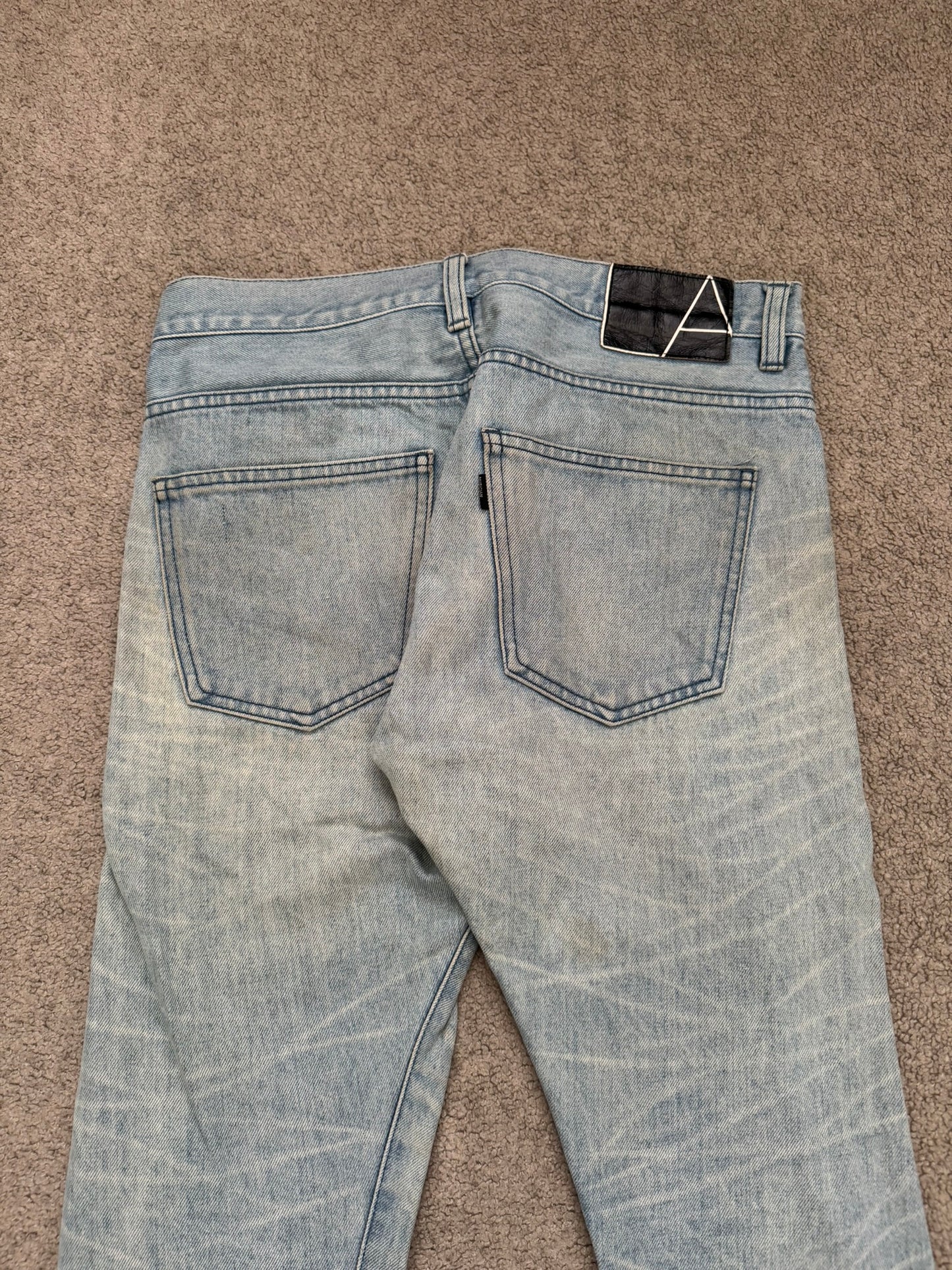 Lad Musician Light Mudwash Bootcut Flared Denim Jeans
