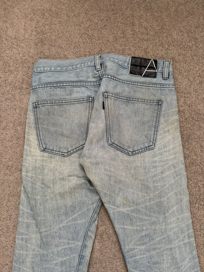 Lad Musician Light Mudwash Bootcut Flared Denim Jeans