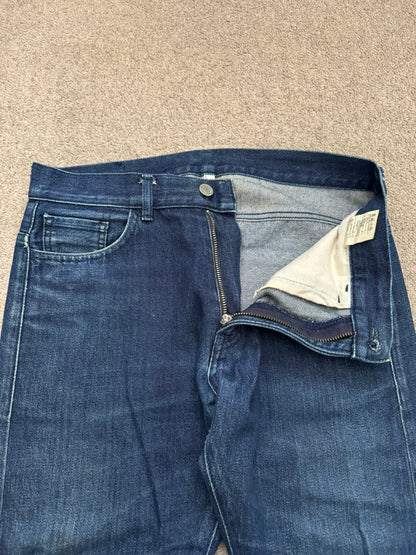 Lad Musician Faded Indigo Bootcut Flared Denim Jeans