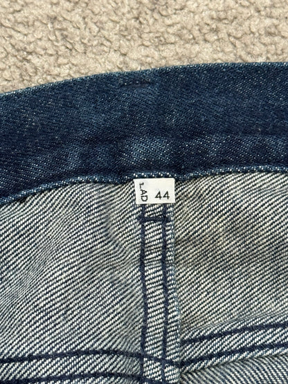 Lad Musician Faded Indigo Bootcut Flared Denim Jeans