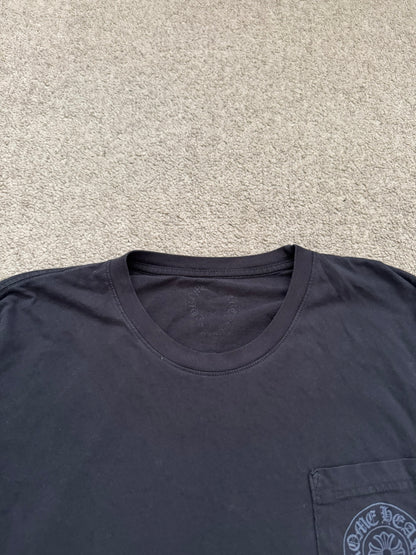 Chrome Hearts Horseshoe Logo STAFF Long Sleeve T Shirt