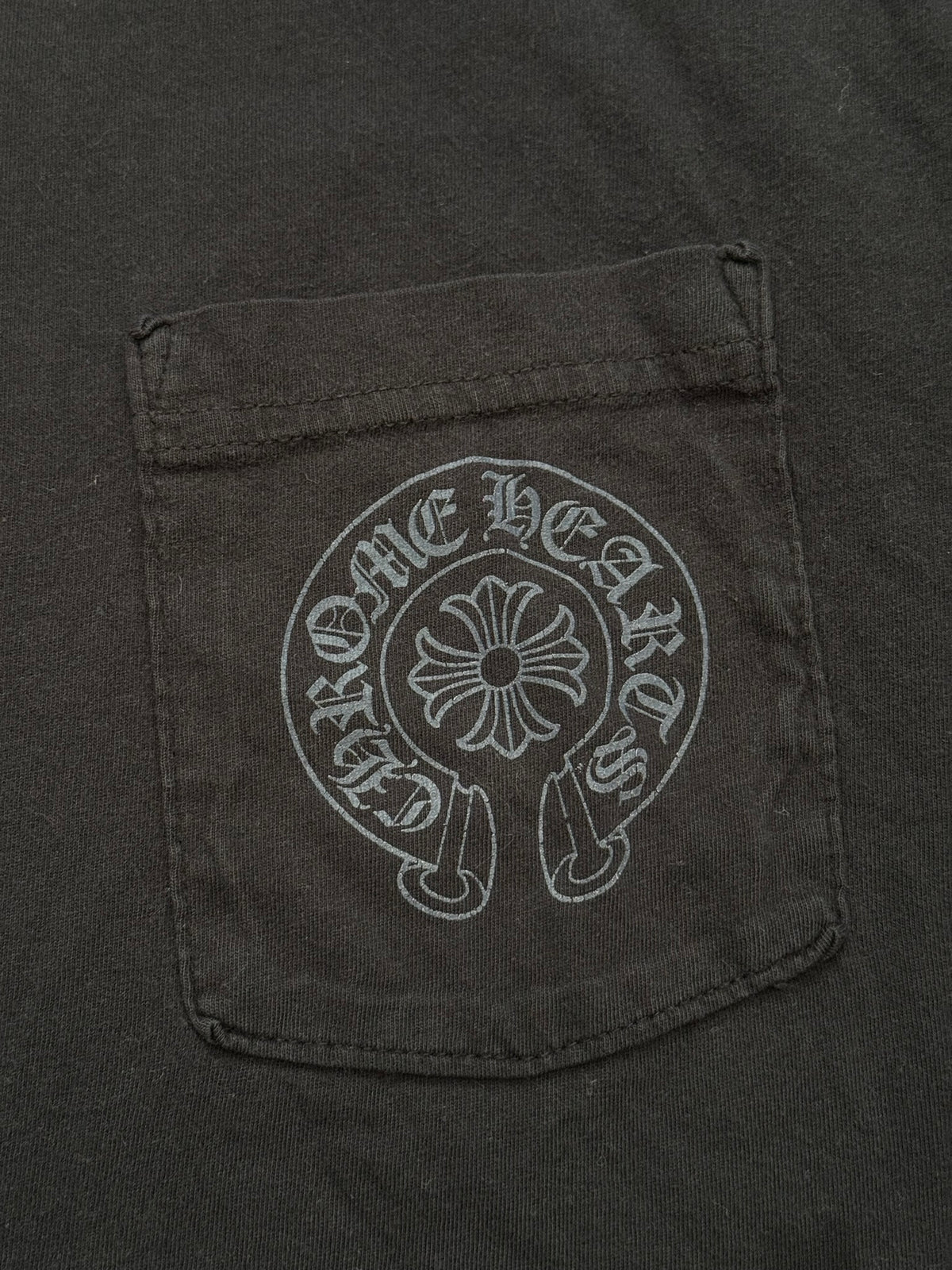 Chrome Hearts Horseshoe Logo STAFF Long Sleeve T Shirt